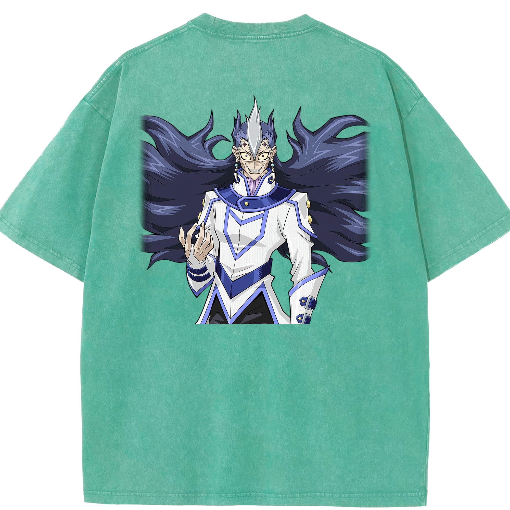 （画像用） 遊☆戯☆王 Yu-Gi-Oh! 綿100% ヴィンテージ風 半袖Tシャツ（背面プリント）